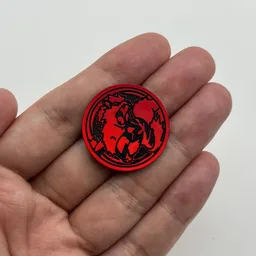 In hand, from Pokémon Coin Fan, full size