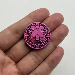 In hand, from Pokémon Coin Fan, full size