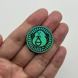 In hand, from Pokémon Coin Fan, full size