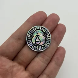 In hand, from Pokémon Coin Fan, full size