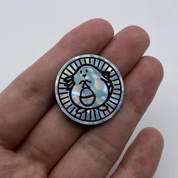 In hand, from Pokémon Coin Fan, full size