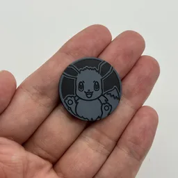 In hand, from Pokémon Coin Fan, full size