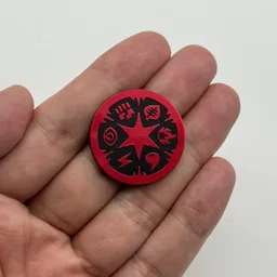In hand, from Pokémon Coin Fan, full size