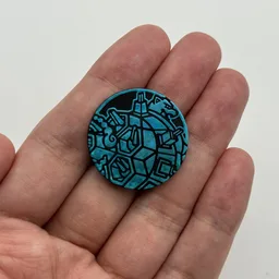 In hand, from Pokémon Coin Fan, full size