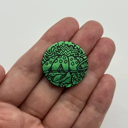 In hand, from Pokémon Coin Fan, full size