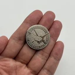 In hand, from Pokémon Coin Fan, full size