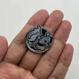 In hand, from Pokémon Coin Fan, full size