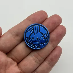 In hand, from Pokémon Coin Fan, full size