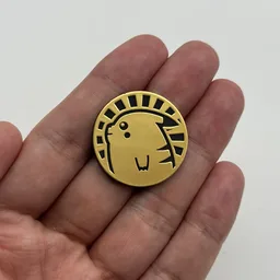 In hand, from Pokémon Coin Fan, full size