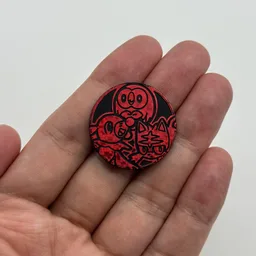 In hand, from Pokémon Coin Fan, full size
