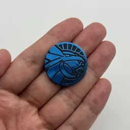 In hand, from Pokémon Coin Fan, full size