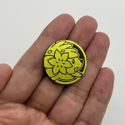 In hand, from Pokémon Coin Fan, full size
