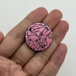 In hand, from Pokémon Coin Fan, full size