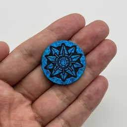 In hand, from Pokémon Coin Fan, full size