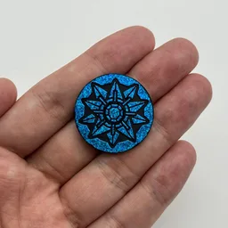 In hand, from Pokémon Coin Fan, full size
