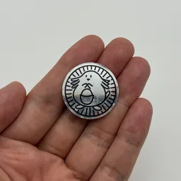 In hand, from Pokémon Coin Fan, full size