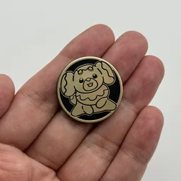 In hand, from Pokémon Coin Fan, full size