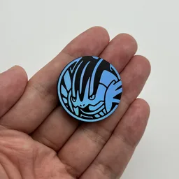 In hand, from Pokémon Coin Fan, full size