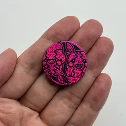 In hand, from Pokémon Coin Fan, full size
