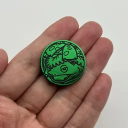 In hand, from Pokémon Coin Fan, full size