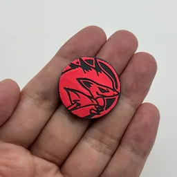 In hand, from Pokémon Coin Fan, full size