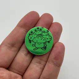In hand, from Pokémon Coin Fan, full size