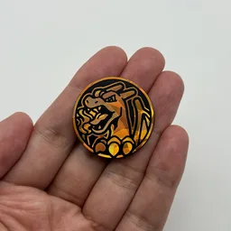 In hand, from Pokémon Coin Fan, full size