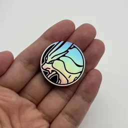 In hand, from Pokémon Coin Fan, full size
