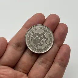 In hand, from Pokémon Coin Fan, full size