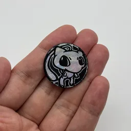 In hand, from Pokémon Coin Fan, full size