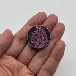 In hand, from Pokémon Coin Fan, full size