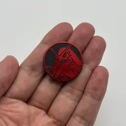 In hand, from Pokémon Coin Fan, full size