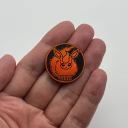In hand, from Pokémon Coin Fan, full size