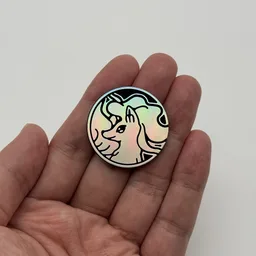 In hand, from Pokémon Coin Fan, full size