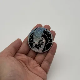 In hand, from Pokémon Coin Fan, full size