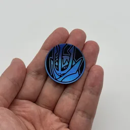In hand, from Pokémon Coin Fan, full size