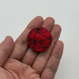 In hand, from Pokémon Coin Fan, full size