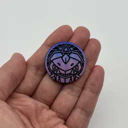 In hand, from Pokémon Coin Fan, full size