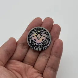 In hand, from Pokémon Coin Fan, full size