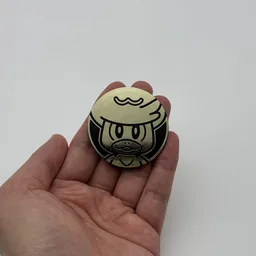 In hand, from Pokémon Coin Fan, full size