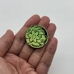 In hand, from Pokémon Coin Fan, full size