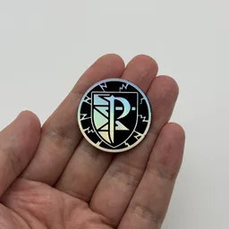 In hand, from Pokémon Coin Fan, full size