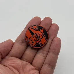 In hand, from Pokémon Coin Fan, full size