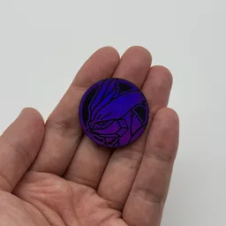 In hand, from Pokémon Coin Fan, full size