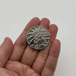In hand, from Pokémon Coin Fan, full size