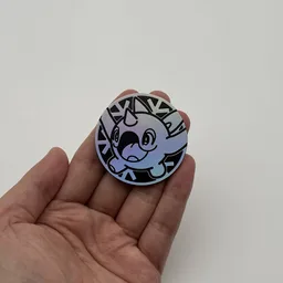 In hand, from Pokémon Coin Fan, full size