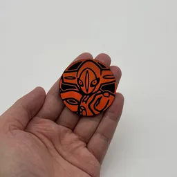 In hand, from Pokémon Coin Fan, full size