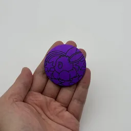 In hand, from Pokémon Coin Fan, full size