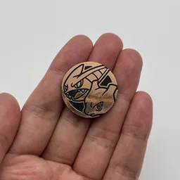 In hand, from Pokémon Coin Fan, full size