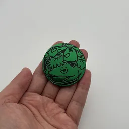 In hand, from Pokémon Coin Fan, full size